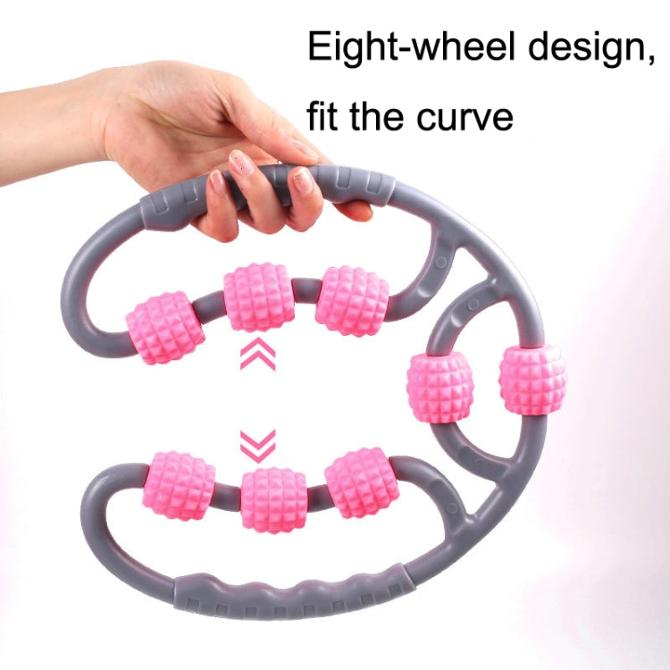 Eight Round Yoga Training Roller Ring-Shaped Leg Massager(Blue) - free shipping - PMC TechLife - Order now!