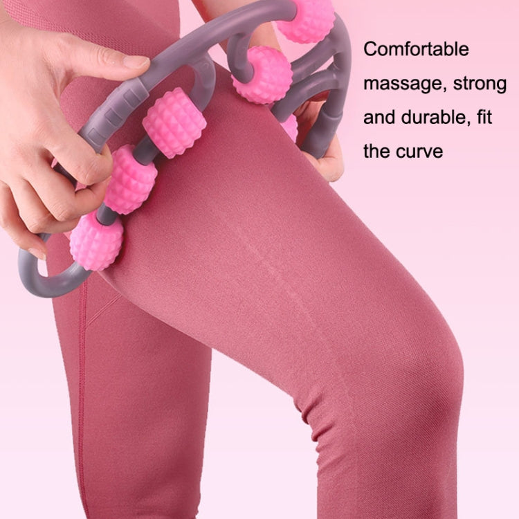 Eight Round Yoga Training Roller Ring-Shaped Leg Massager(Blue) - free shipping - PMC TechLife - Order now!