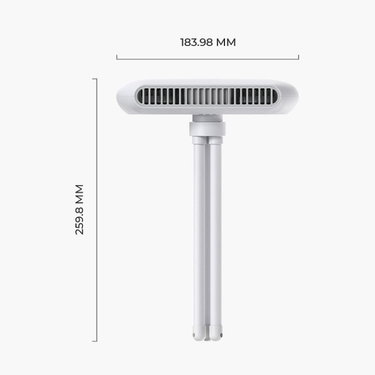 Handheld Mini USB Charging Desktop Portable Stroller Octopus Fan(White) - Electric Fans by PMC TechLife | Online Shopping South Africa | PMC TechLife | Buy Now Pay Later Mobicred