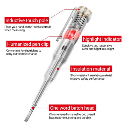 ANENG Multi-Function Induction High-Brightness Transparent Test Pen Screwdriver(B09) - Voltage Detector by ANENG | Online Shopping South Africa | PMC Jewellery