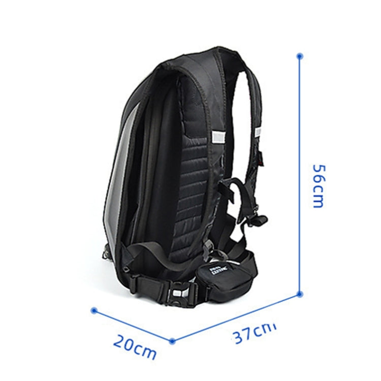 MOTOCENTRIC 11-MC-0077 Motorcycle EVA Turtle Shell Shape Riding Backpack(Red) - free shipping - PMC TechLife - Order now!