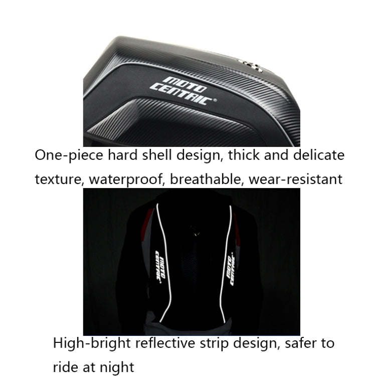 MOTOCENTRIC 11-MC-0077 Motorcycle EVA Turtle Shell Shape Riding Backpack(Red) - free shipping - PMC TechLife - Order now!