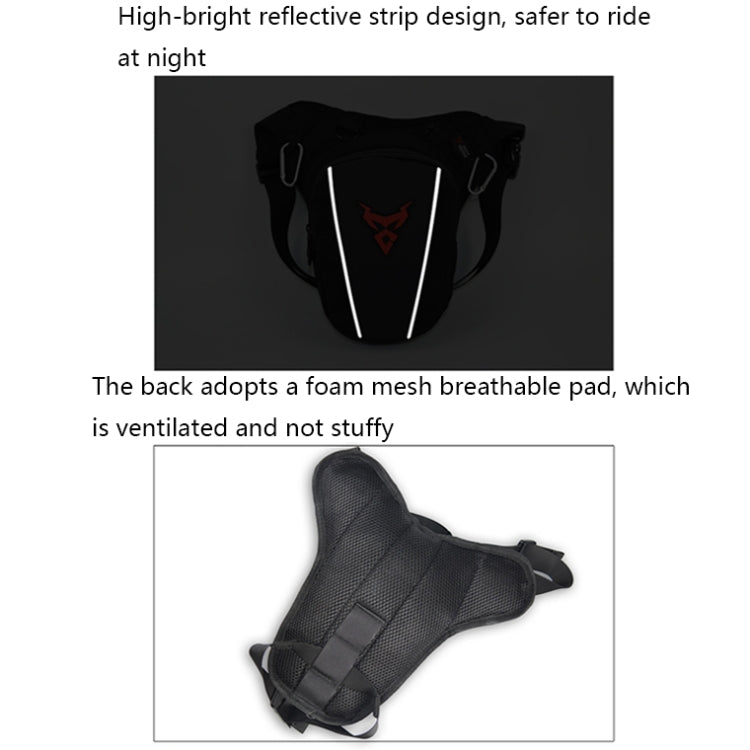 MOTOCENTRIC 11-MC-0105 Motorcycle Riding Leg Bag Waist Bag(Red) - free shipping - PMC TechLife - Order now!