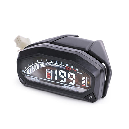 Motorcycle Universal LCD Instrument HD Display Speed Table 6 File Electronic Digital Table - Electrical Instruments by PMC Jewellery | Online Shopping South Africa | PMC Jewellery | Buy Now Pay Later Mobicred