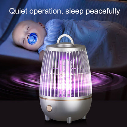 LED Mosquito Killer Lamp Home Photocatalyst USB Mushroom Mosquito Killer(Silver Gray) - Repellents by PMC Jewellery | Online Shopping South Africa | PMC Jewellery | Buy Now Pay Later Mobicred