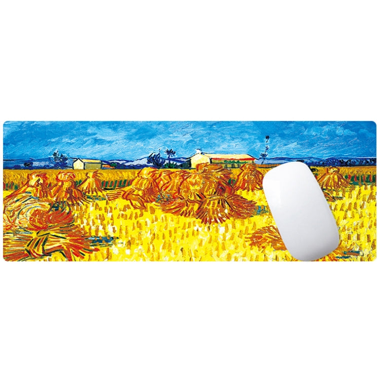 400x900x5mm Locked Am002 Large Oil Painting Desk Rubber Mouse Pad(Scarecrow) - Mouse Pads by PMC Jewellery | Online Shopping South Africa | PMC Jewellery | Buy Now Pay Later Mobicred