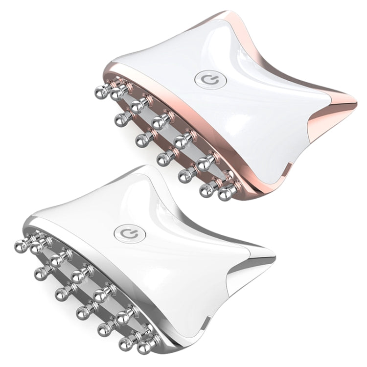 SM-2102 EMS Color Light Meridian Dredging Scraping Massager(White Silver) - free shipping - PMC TechLife - Order now!