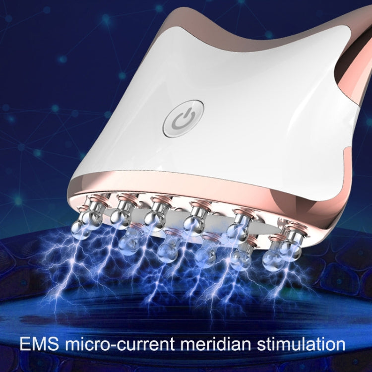 SM-2102 EMS Color Light Meridian Dredging Scraping Massager(White Silver) - free shipping - PMC TechLife - Order now!