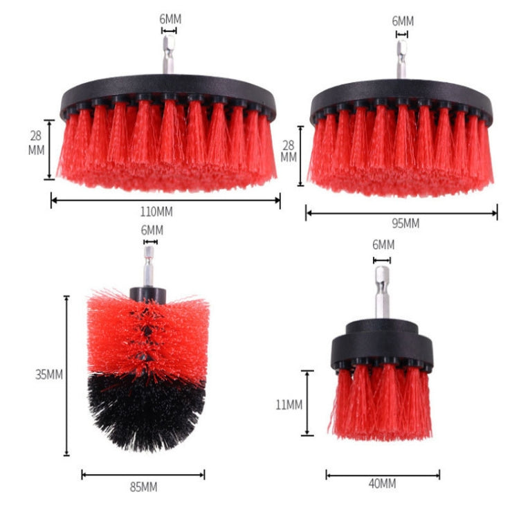 16 PCS / Set Car Washing Tool Brush Drill Cleaning Brush Tire Cleaning Floor Brush(Blue) - Car washing supplies by PMC TechLife | Online Shopping South Africa | PMC TechLife | Buy Now Pay Later Mobicred