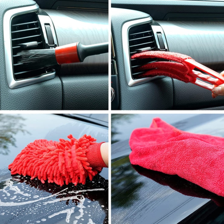 16 PCS / Set Car Washing Tool Brush Drill Cleaning Brush Tire Cleaning Floor Brush(Blue) - Car washing supplies by PMC TechLife | Online Shopping South Africa | PMC TechLife | Buy Now Pay Later Mobicred