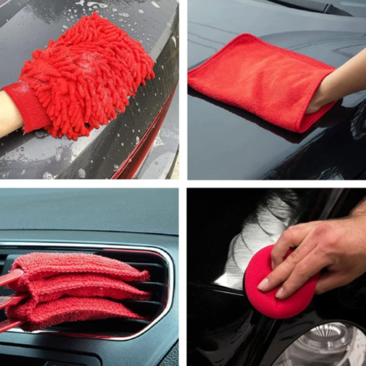 16 PCS / Set Car Washing Tool Brush Drill Cleaning Brush Tire Cleaning Floor Brush(Blue) - Car washing supplies by PMC TechLife | Online Shopping South Africa | PMC TechLife | Buy Now Pay Later Mobicred