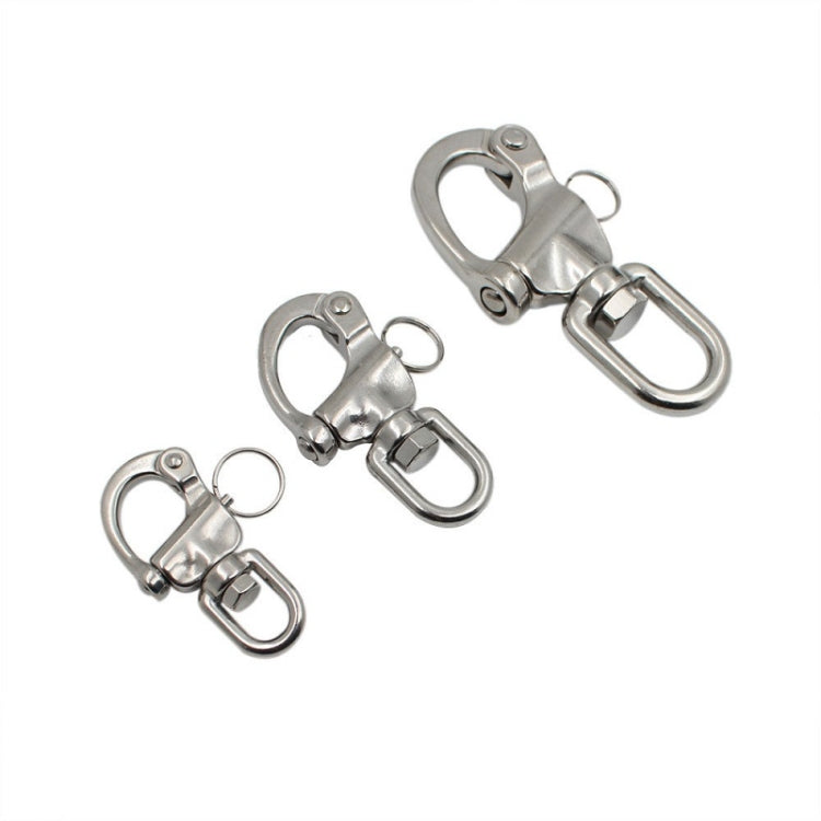 Yachting Sailing Stainless Steel Coil Type Rotary Spring Shackle, Specification: 87mm - Marine Accessories & Parts by PMC Jewellery | Online Shopping South Africa | PMC Jewellery | Buy Now Pay Later Mobicred