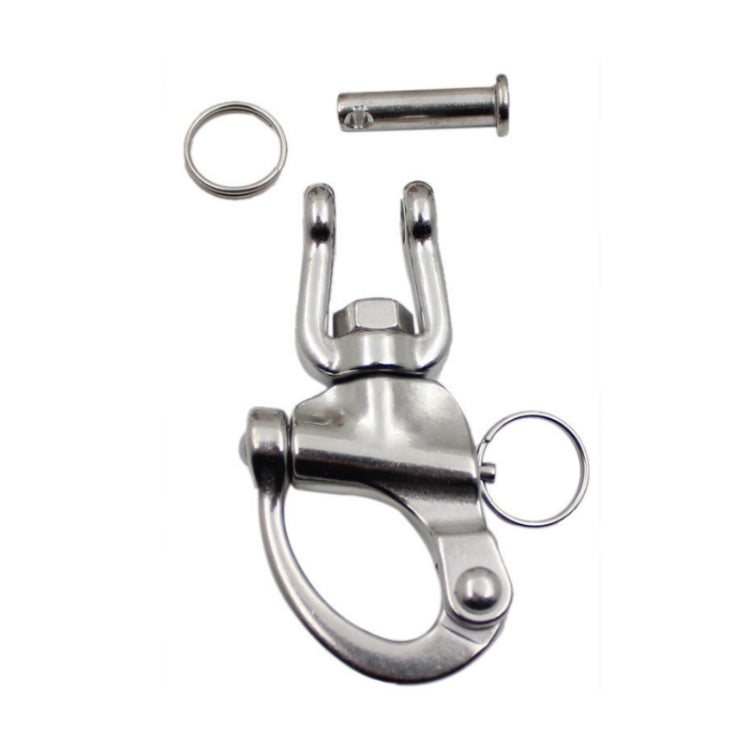 Yachting Sailing Stainless Steel Coil Type Rotary Spring Shackle, Specification: 87mm - Marine Accessories & Parts by PMC Jewellery | Online Shopping South Africa | PMC Jewellery | Buy Now Pay Later Mobicred