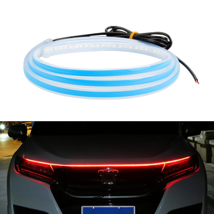 Car LED Streamer Decorative Hood Atmosphere Lights, Style: Monochrome Red Light(1.5m) - Decorative Lights by PMC Jewellery | Online Shopping South Africa | PMC Jewellery | Buy Now Pay Later Mobicred