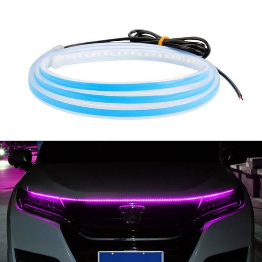 Car LED Streamer Decorative Hood Atmosphere Lights, Style: Monochrome Pink Purple Light(1.5m) - Decorative Lights by PMC Jewellery | Online Shopping South Africa | PMC Jewellery | Buy Now Pay Later Mobicred