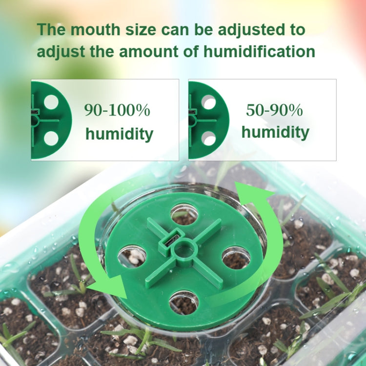 5 Set Plant Seed Starter Trays Kit,Seedling Tray Starter With Grow Light(Green) - free shipping - PMC TechLife - Order now!
