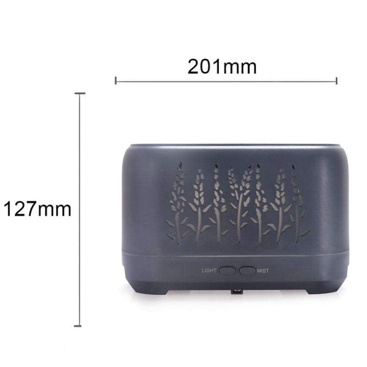 YX-1690 Wood Grain Aroma Diffuser Hollow Flame Humidifier(White) - free shipping - PMC TechLife - Order now!