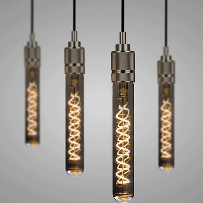 T185 Electroplating Smoke Grey Warm Light LED Bulb Retro Lamp - LED Blubs & Tubes by PMC Jewellery | Online Shopping South Africa | PMC Jewellery