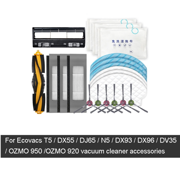 20pcs Disposable Wipes For ECOVACS OZMO 950 920 T5  DX55 DJ65 Vacuum Cleaner Accessories - For ECOVACS Accessories by PMC TechLife | Online Shopping South Africa | PMC TechLife | Buy Now Pay Later Mobicred