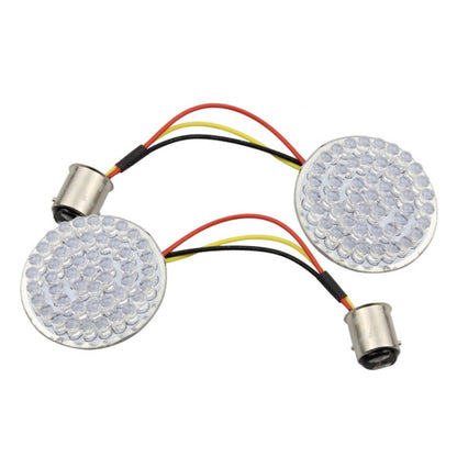 2 PCS Motorcycle LED Signal Steering Lamp For Dyna(White Light 1156 Without Lampshade) - Signal Lights by PMC Jewellery | Online Shopping South Africa | PMC Jewellery | Buy Now Pay Later Mobicred