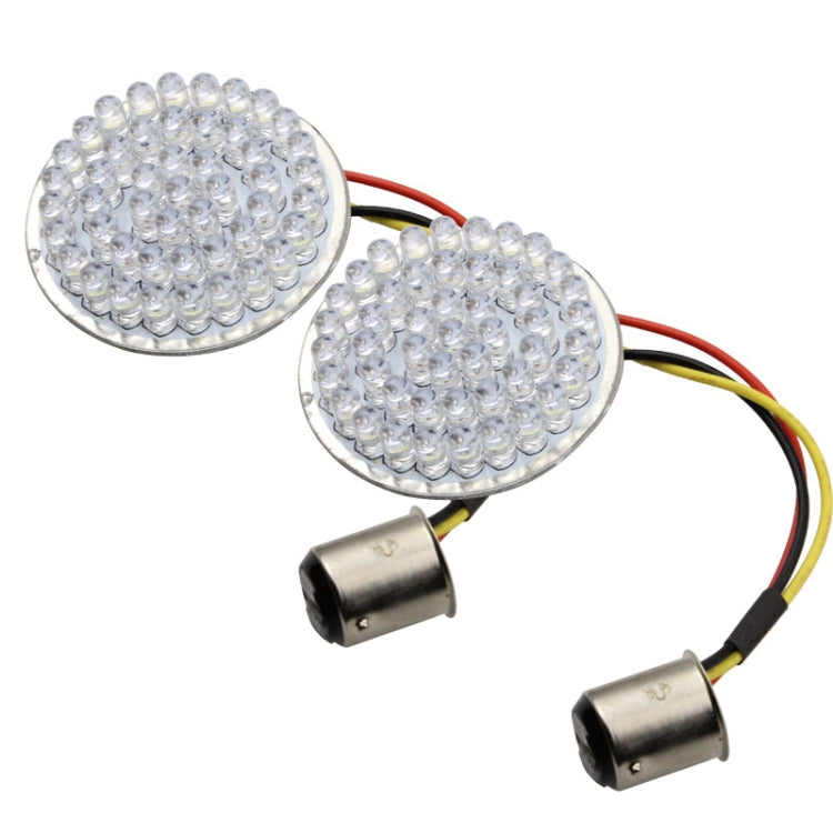 2 PCS Motorcycle LED Signal Steering Lamp For Dyna(White Red Light 1157 Without Lampshade) - Signal Lights by PMC Jewellery | Online Shopping South Africa | PMC Jewellery | Buy Now Pay Later Mobicred