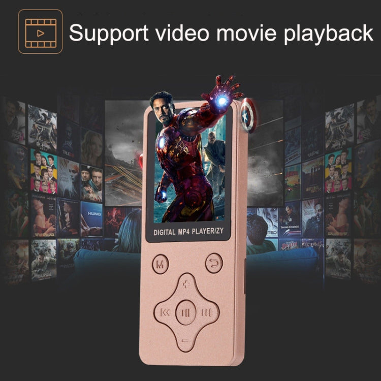 T68 Card Lossless Sound Quality Ultra-thin HD Video MP4 Player(Blue) - MP4 Player by PMC TechLife | Online Shopping South Africa | PMC TechLife | Buy Now Pay Later Mobicred