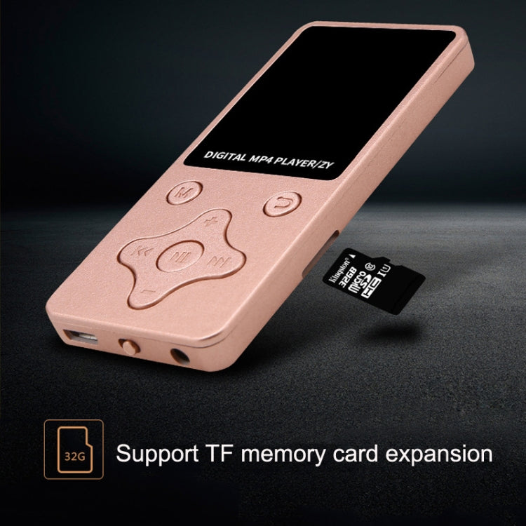 T68 Card Lossless Sound Quality Ultra-thin HD Video MP4 Player(Blue) - MP4 Player by PMC TechLife | Online Shopping South Africa | PMC TechLife | Buy Now Pay Later Mobicred