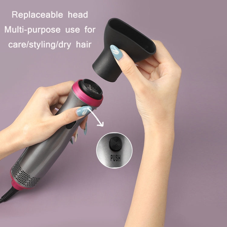 5 in 1 Curling And Straightening Hot Air Comb(US Plug 110V Gray) - Hair Curler by PMC Jewellery | Online Shopping South Africa | PMC Jewellery | Buy Now Pay Later Mobicred