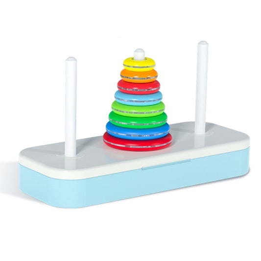 Qiyi Tower of Hanoi Puzzle Geometric Stacker Kids Developmental Toy,Style: 8 Layers - Math Toys by PMC Jewellery | Online Shopping South Africa | PMC Jewellery