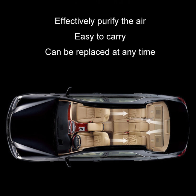 BEN.JACK Car Instrument Air Purification Solid Aroma Diffuser Ornament(Gray) - Air Freshener by BEN.JACK | Online Shopping South Africa | PMC TechLife | Buy Now Pay Later Mobicred