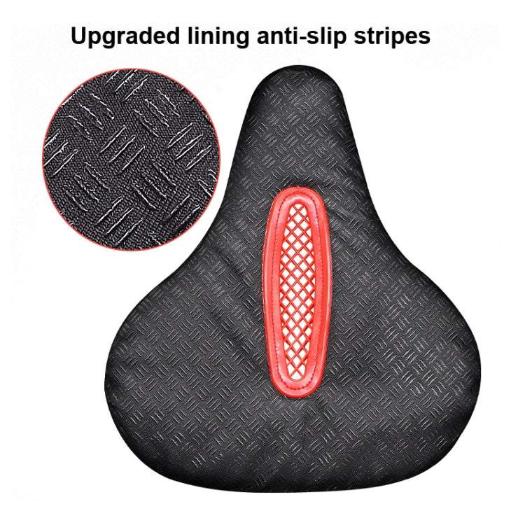 Bicycle Seat Cover Thickened Silicone Shock-absorbing Saddle Cover(Red) - Bicycle Saddle by PMc TechLife | Online Shopping South Africa | PMc TechLife | Buy Now Pay Later Mobicred