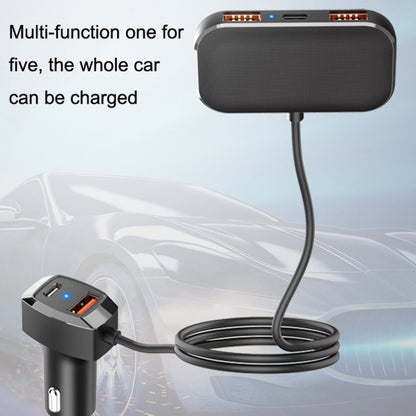 SC02M 5 In 1 Mobile Phone Fast Recharge Car Charger - Cigar Socket by PMC Jewellery | Online Shopping South Africa | PMC Jewellery | Buy Now Pay Later Mobicred