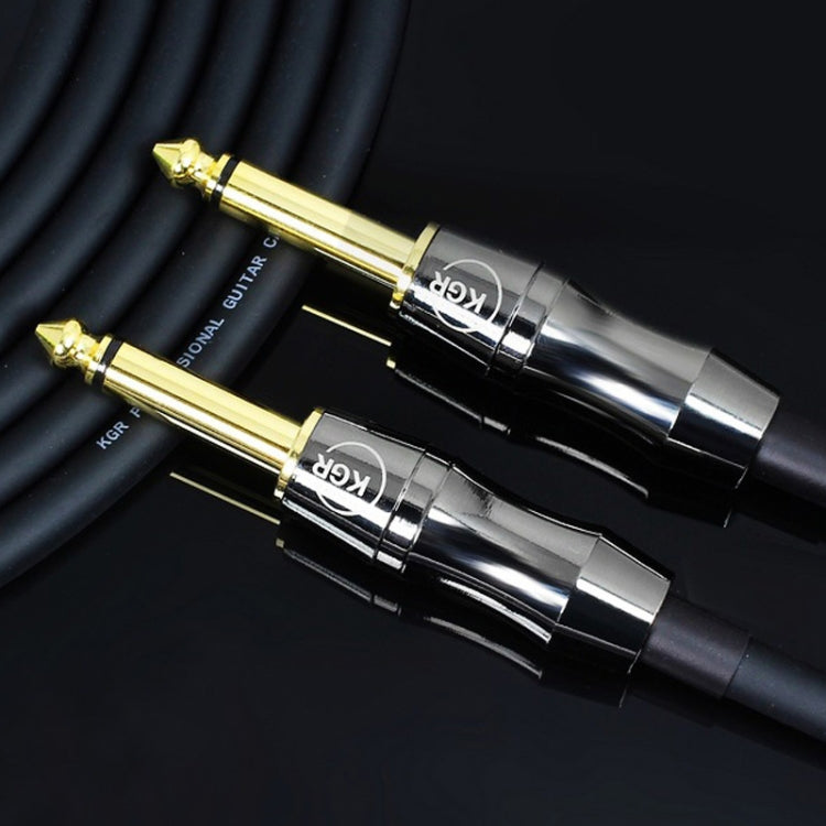 KGR Guitar Cable Keyboard Drum Audio Cable, Specification: 1m(Double Elbow Jack) - Instrument Audio Cables by KGR | Online Shopping South Africa | PMC Jewellery | Buy Now Pay Later Mobicred