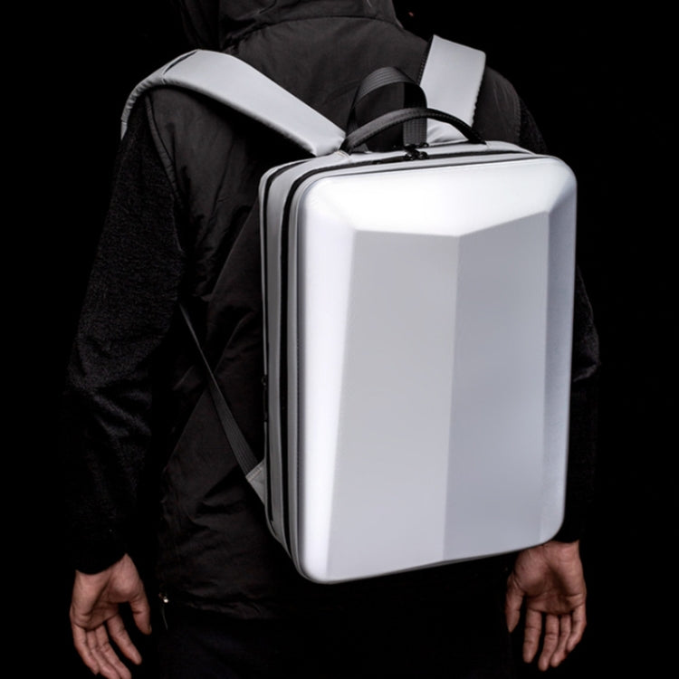 ABS Hard Shell Gaming Computer Backpack, Color: 17.3 inches (Silver) - Backpack by PMC Jewellery | Online Shopping South Africa | PMC Jewellery | Buy Now Pay Later Mobicred