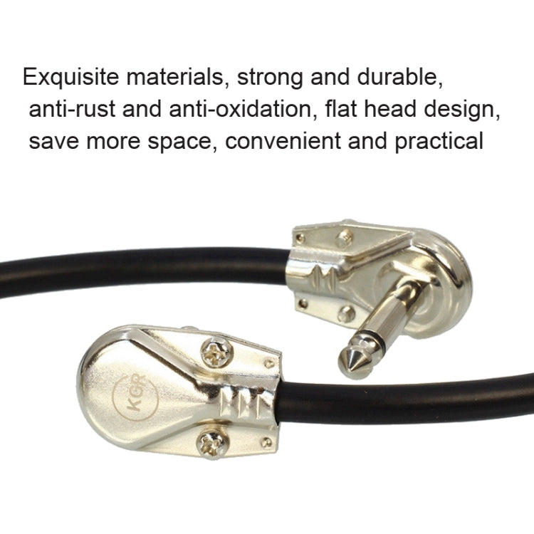 KGR Guitar Cables Guitar Effect Pedal Instrument Patch Cable, Specification: 80cm - free shipping - PMC TechLife - Order now!