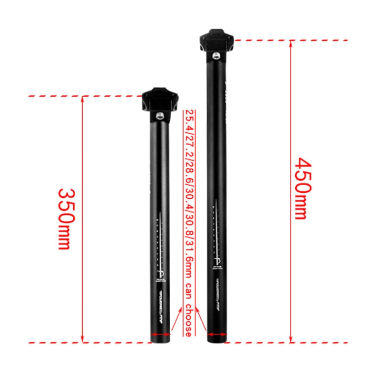 FMFXTR Mountain Bike Seat Post Bicycle Aluminum Alloy Sitting Tube, Specification: 28.6x350mm - free shipping - PMc TechLife - Order now!