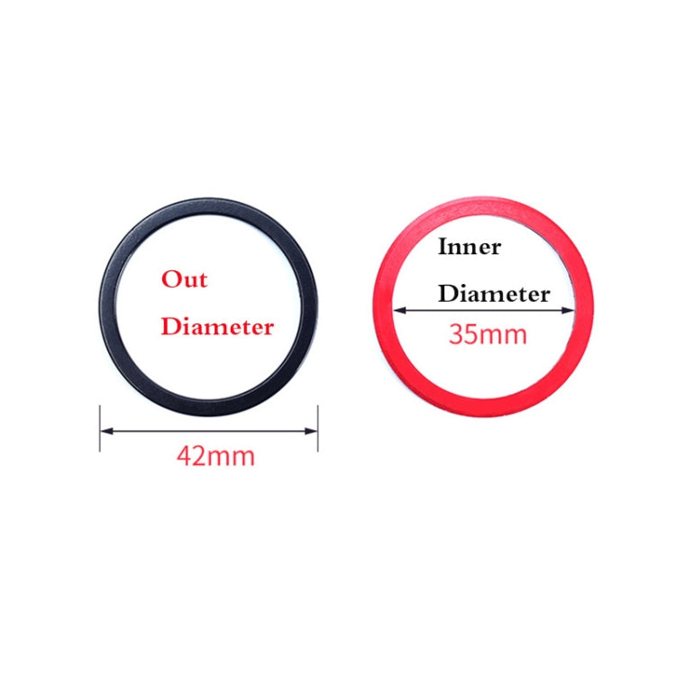 10 PCS FMFXTR Bicycle BB Middle Shaft Flying Wheel Cushion, Thickness: 1.5mm (Red) - Cap Component by FMFXTR | Online Shopping South Africa | PMc TechLife | Buy Now Pay Later Mobicred