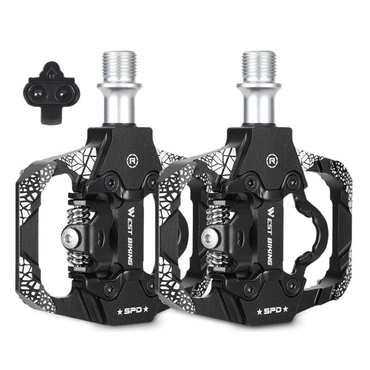 A Pair WEST BIKING YP0802086 Mountain Bike Aluminum Bearing Pedals(Black) - free shipping - PMc TechLife - Order now!