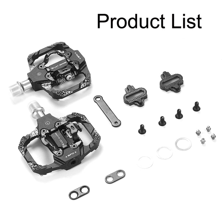 A Pair WEST BIKING YP0802086 Mountain Bike Aluminum Bearing Pedals(Black) - free shipping - PMc TechLife - Order now!