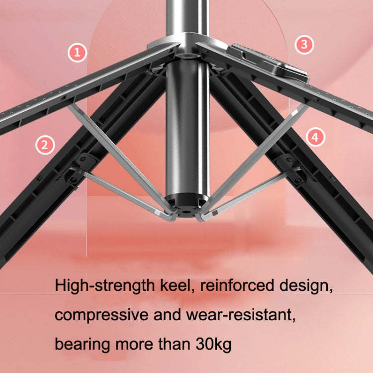 Mobile Phone Live Broadcast Bracket Bluetooth Telescopic Selfie Tripod, High: 102CM (Aluminum Alloy) - Selfie Sticks by PMC TechLife | Online Shopping South Africa | PMC TechLife | Buy Now Pay Later Mobicred