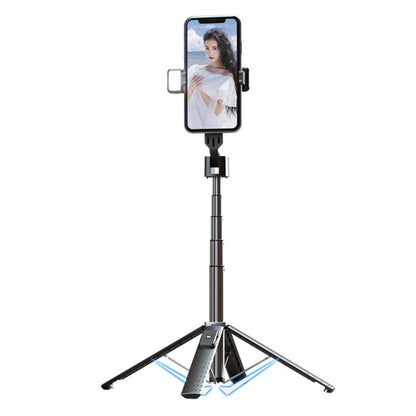 Phone Live Bracket Bluetooth Selfie Tripod, High: 104CM (Aluminum Alloy + Single Fill Light) - Selfie Sticks by PMC Jewellery | Online Shopping South Africa | PMC Jewellery | Buy Now Pay Later Mobicred