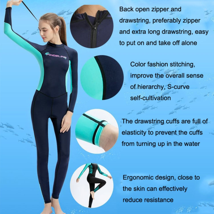 FINDSLINE  Lycra Diving Cloth Female Thin Quick-Dry Waterproof Sunblock Wetsuit, Size: XS(Black) - Swimwear by PMC Jewellery | Online Shopping South Africa | PMC Jewellery