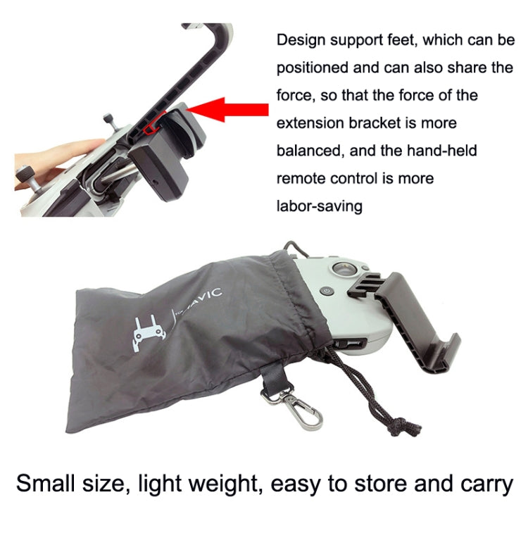 RC Tablet Extension Bracket For DJI Mavic 3 / Air 2 / Air 2S / Mini 2, Style: Large+Type-c Line - Holder Series by PMC TechLife | Online Shopping South Africa | PMC TechLife | Buy Now Pay Later Mobicred