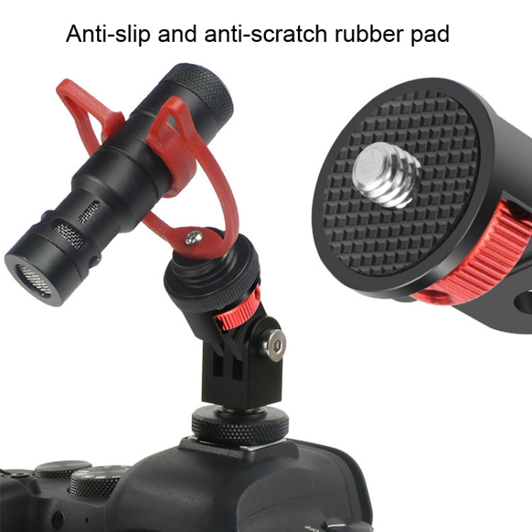 1/4 Inch Screw Converter Tripod Adapter for Sport Camera(Black and Red) - Connection Mount by null | Online Shopping South Africa | PMC TechLife | Buy Now Pay Later Mobicred
