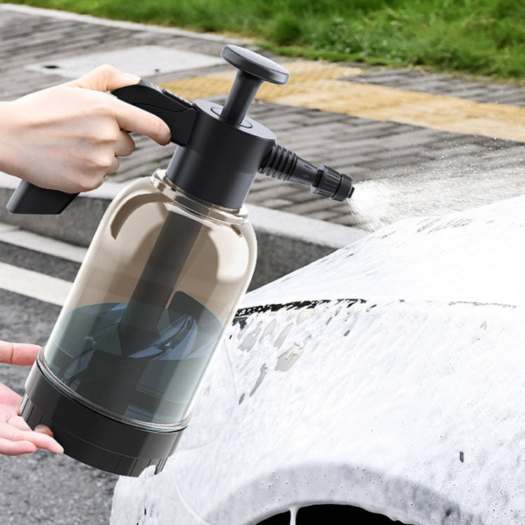 Car Washing Foam Spray Pot Home Handheld Gas Pressure Sprayer(2L+Spray Head x 2) - Car washing supplies by PMC TechLife | Online Shopping South Africa | PMC TechLife