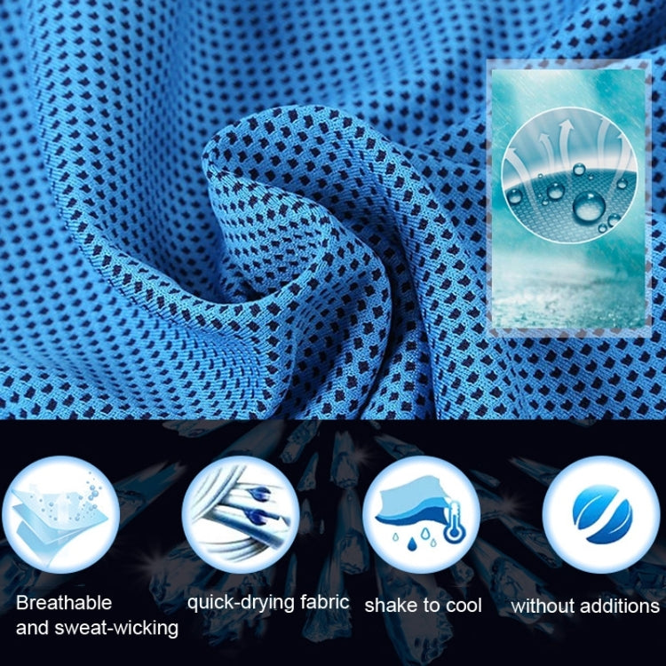 30x90cm Summer Fitness Cold Sports Towel To Cool Down Ice Cold Towel(Bright Orange) - Sports Towels by PMC TechLife | Online Shopping South Africa | PMC TechLife | Buy Now Pay Later Mobicred