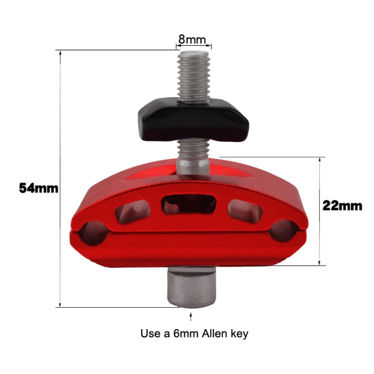 FMFXTR Bicycle Saddle Clamp Code Screw Connector(Double Rail Blue) - Others by FMFXTR | Online Shopping South Africa | PMc TechLife | Buy Now Pay Later Mobicred