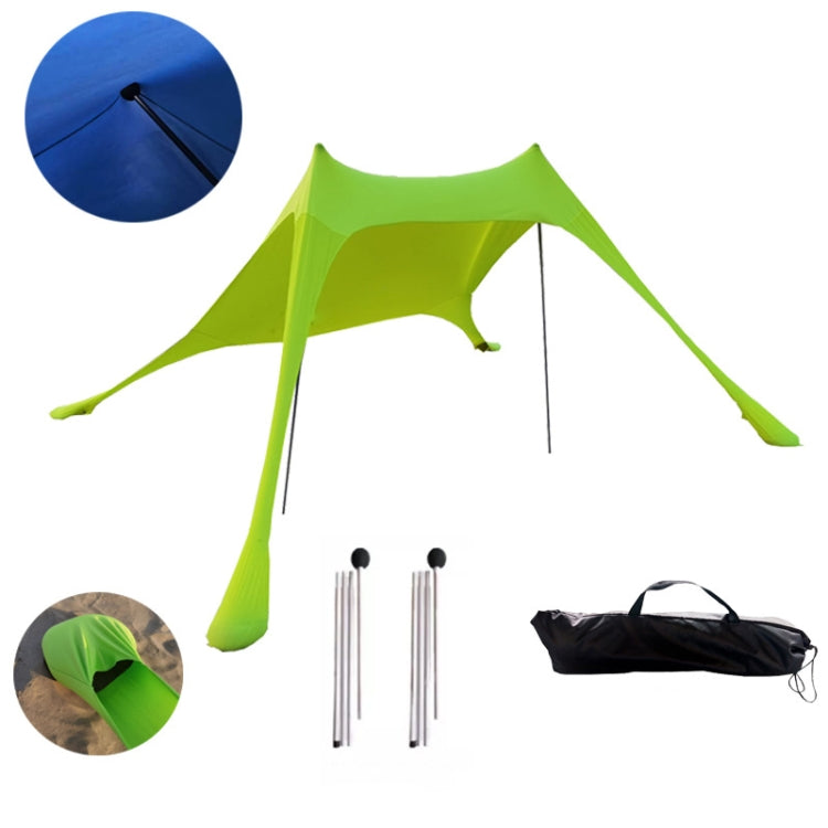 Outdoor Beach Lycra Canopy Camping Tent Sunshade Fishing Tent, Size: 300x300x200cm(Green) - Tents & Accessories by PMC TechLife | Online Shopping South Africa | PMC TechLife