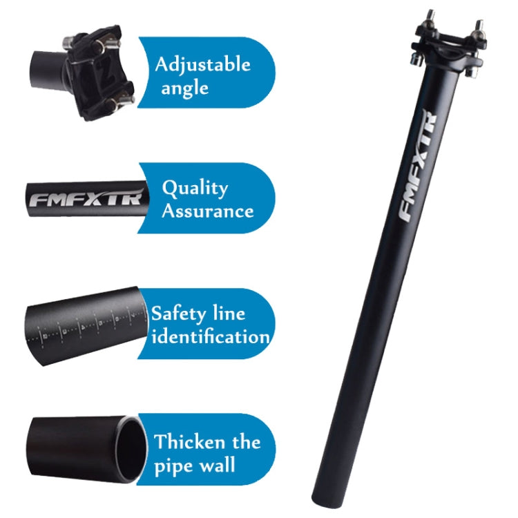 FMFXTR Bicycle Extended Saddle Seat Tube Double Nail Straight Tube, Specification: 27.2mm(Red) - Bicycle Seat Posts by FMFXTR | Online Shopping South Africa | PMc TechLife | Buy Now Pay Later Mobicred