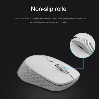 Rapoo M300G 1600DPI 3 Keys Laptop Office Silent Wireless Bluetooth Mouse(Light Gray) - Wireless Mice by Rapoo | Online Shopping South Africa | PMC Jewellery | Buy Now Pay Later Mobicred